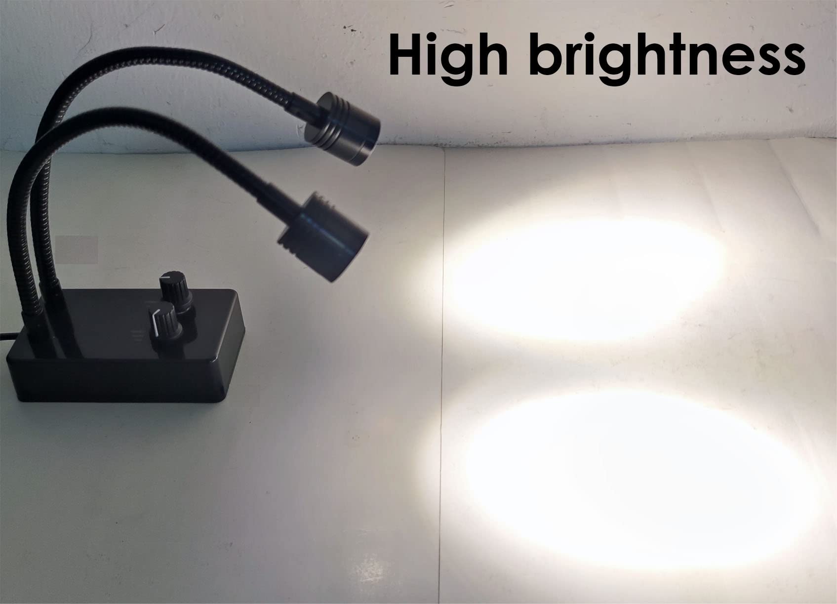 7 X -45 X Digital LED Deux Col De Cygne Lumière Zoom Stéréo Microscope + 5 MP Caméra USB