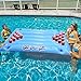 LULIJP Camas de Aire Flotadores de Piscina, Inflable, Cerveza Flotante, Mesa de Ping Pong, sillón de Mesa - Aqua Pong Ball Pool 24 portavasos