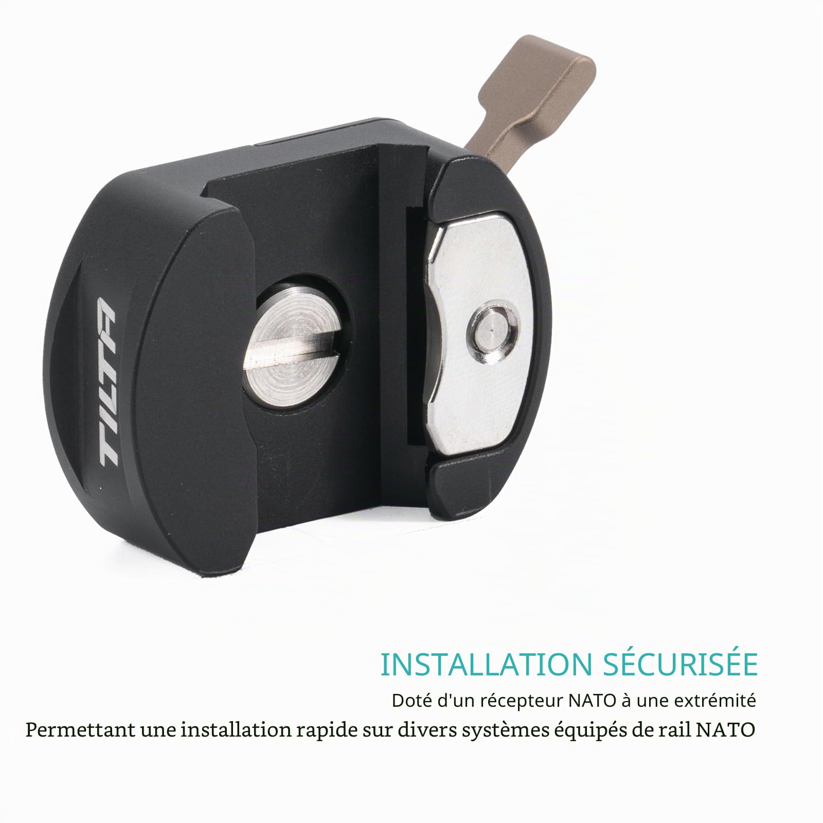 Tilta TA-NATO-RA-B Adaptateur OTAN vers rosace double usage Noir