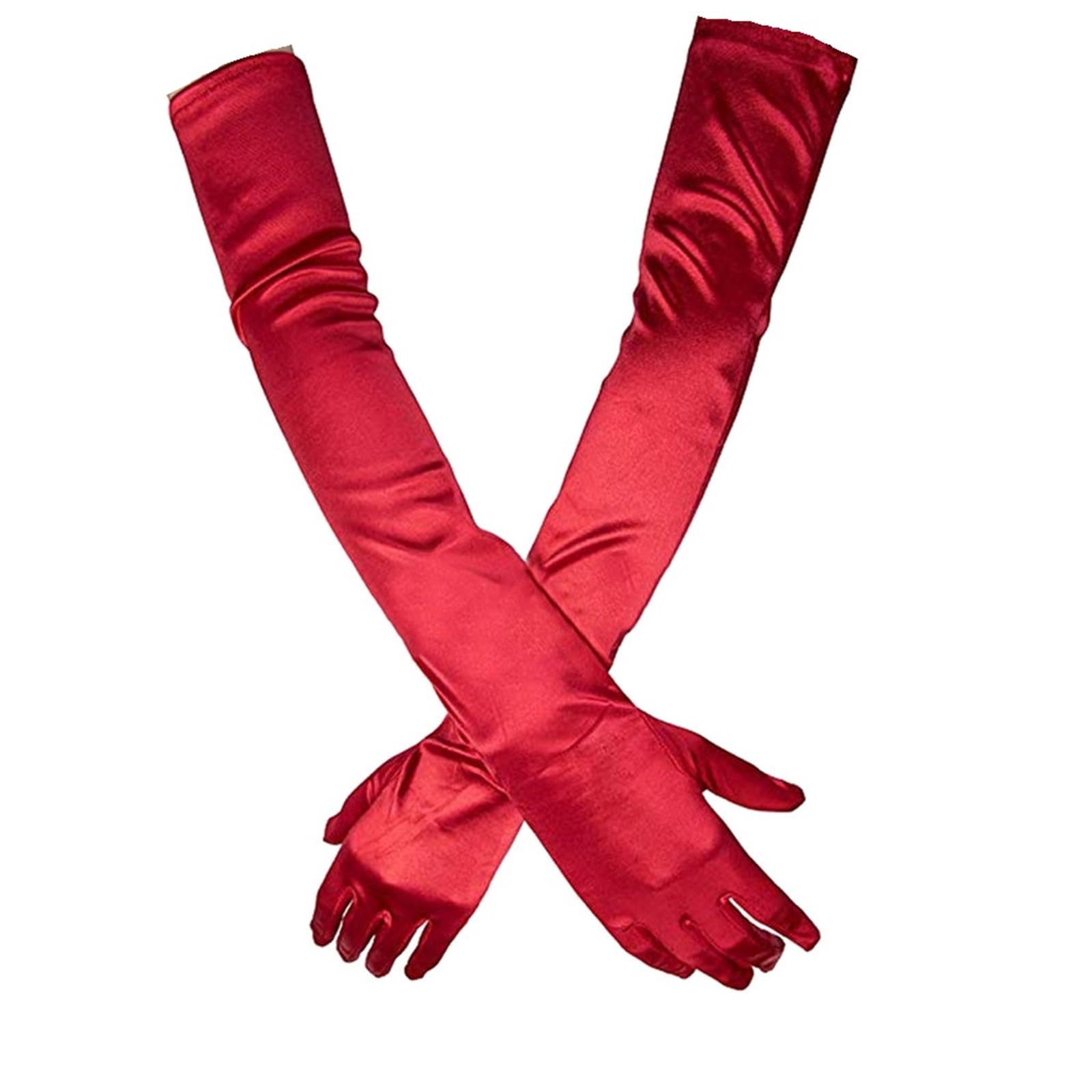 2 paia di guanti lunghi da donna, festa, for spettacoli nozze, abiti, sera for adulti