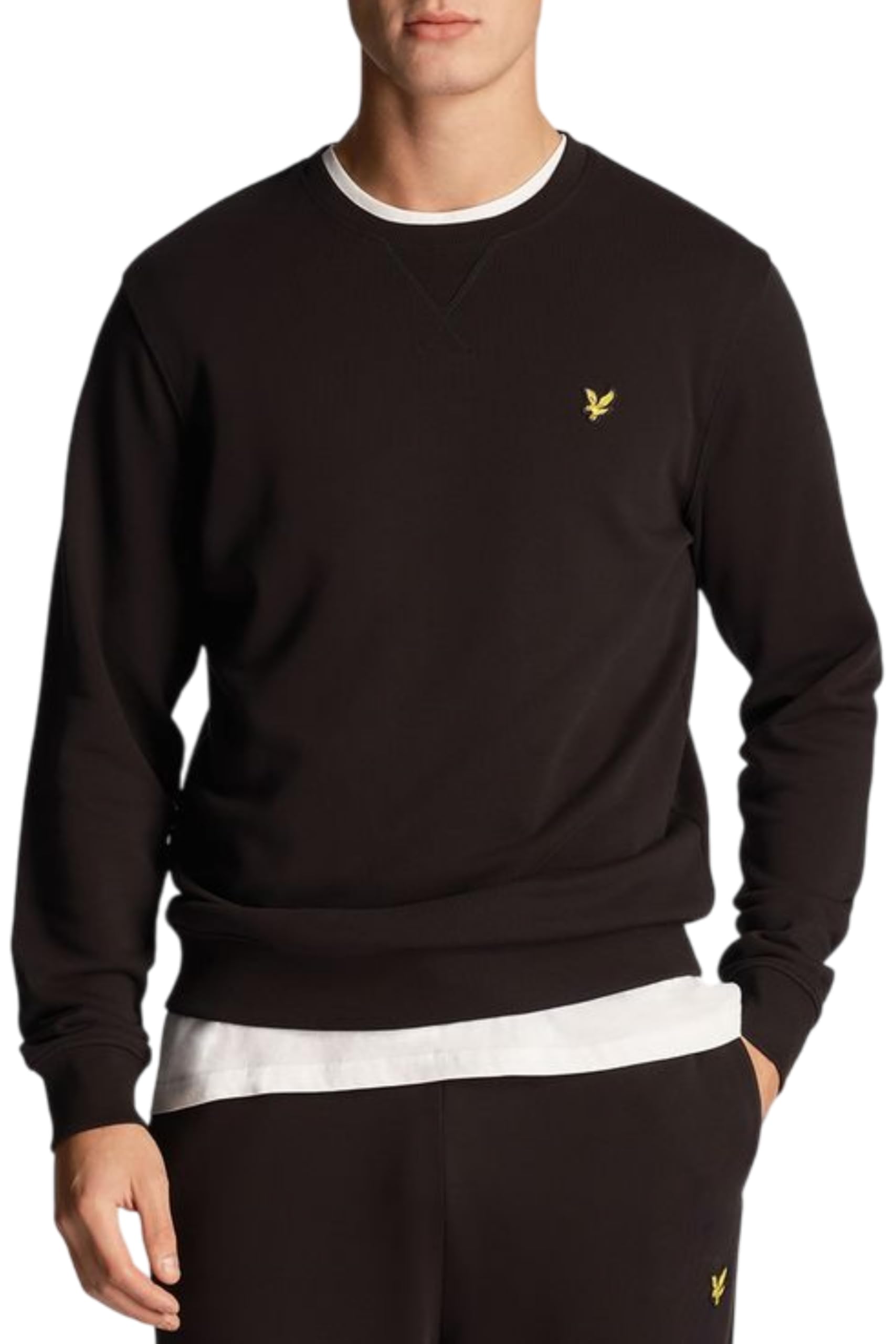 Lyle&Scott Uomo Felpa Girocollo Ml424Vog Z865 Nero Nero/S-image