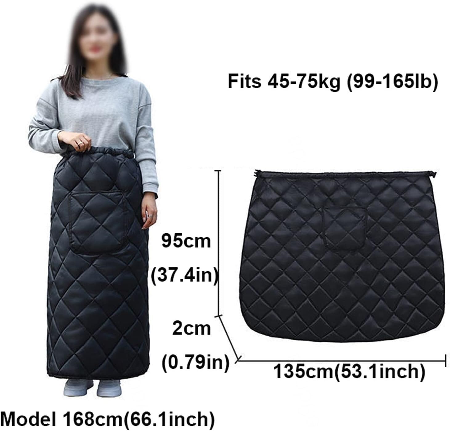 Travel Thermal Blanket Warm Knee Blanket?Wheelchair Blanket Wheelchair Warmfor The Aged Patient Universal Wheelchair Accessory for Elderly Patients and Disabled Leg Lower Body Warm Warm