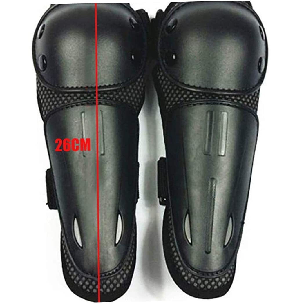 Gilet de Protection pour Moto pour Enfants de 5 à 13 Ans, Gilet de Protection pour Motocross, Veste de Protection pour Moto avec genouillère et coudière, équipement de Motocross (Noir)