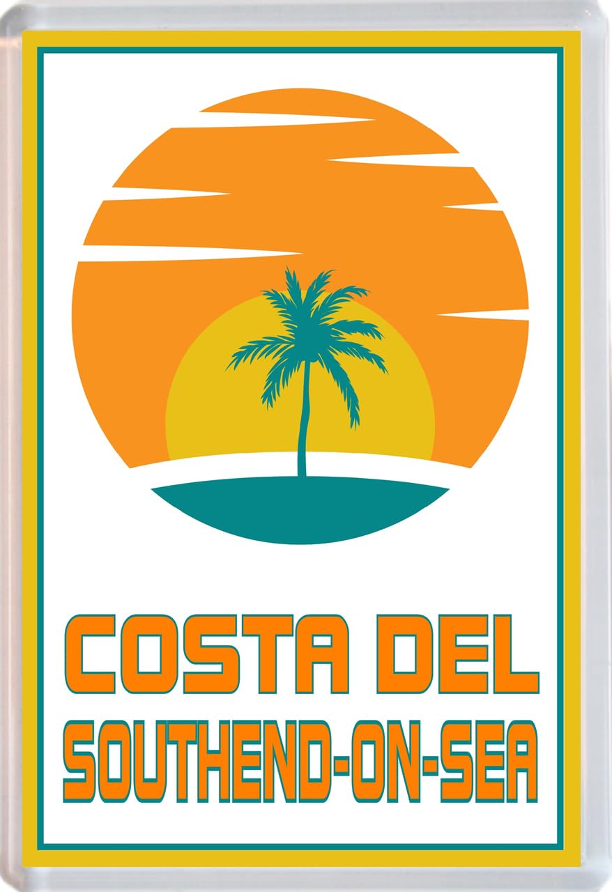 Baked Bean Store Multicolor Costa Del Southend-On-Sea - Jumbo Fridge Magnet 96 X 67Mm