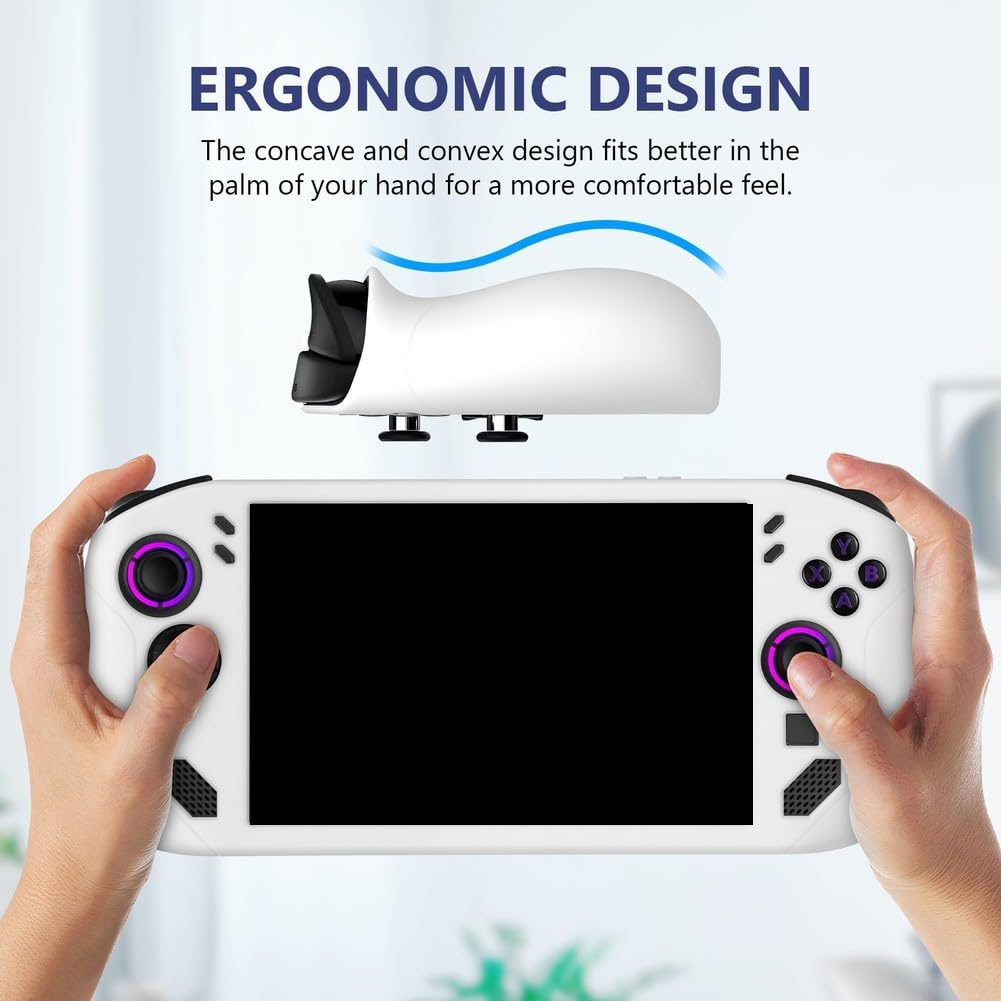 Coque De Protection En Silicone Conçue Pour Legion GO S - Ajustement Parfait Et Confort Amélioré (blanc