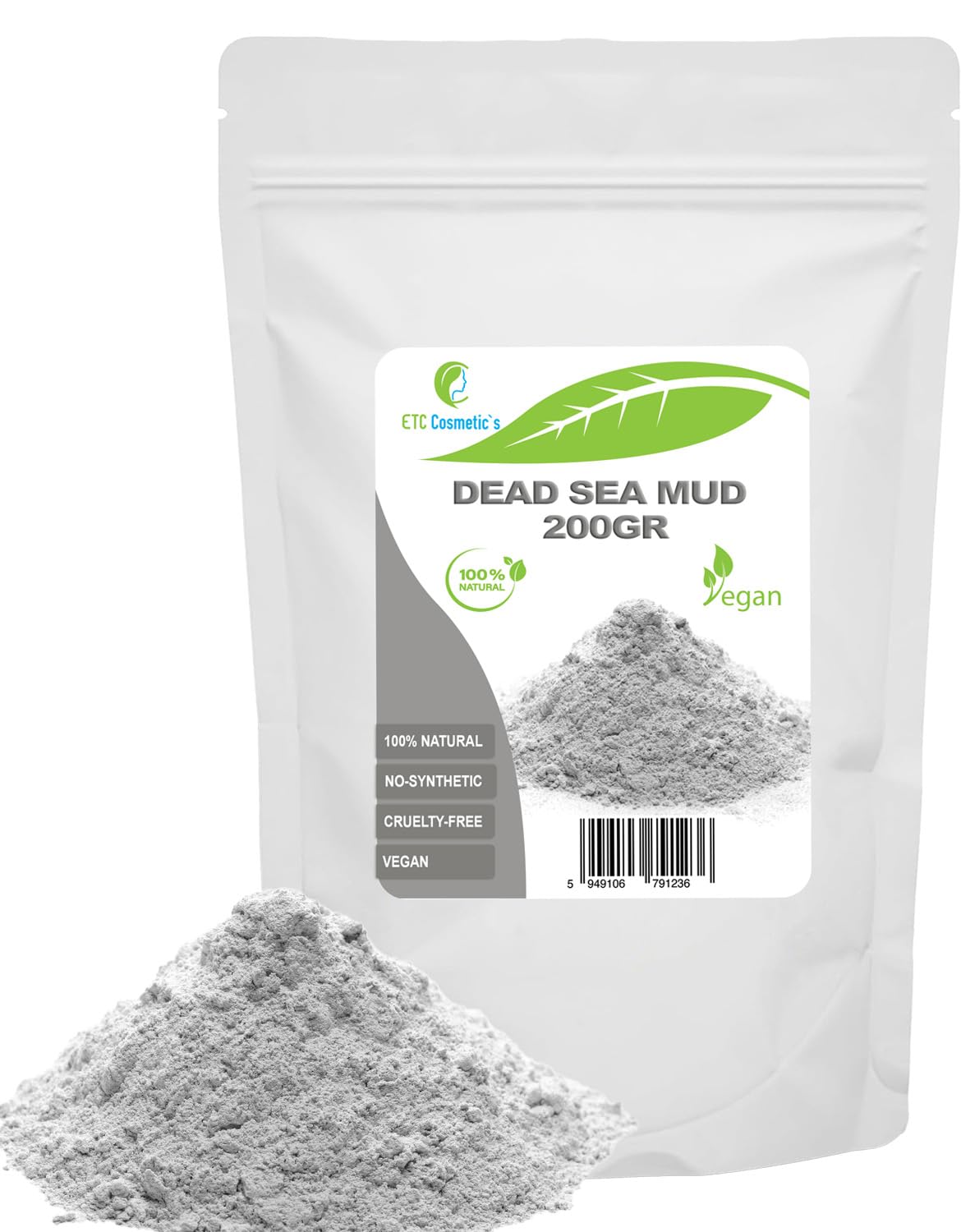 Marokkanischer roter Ton (Moroccan Red clay) – 200 g – DIY-Gesichtsmasken, Körpermasken, Haarmasken, sanfte Peelings und Scrubs, Seifenherstellung, Anti-Aging und Hautstraffung, natürlich - 4