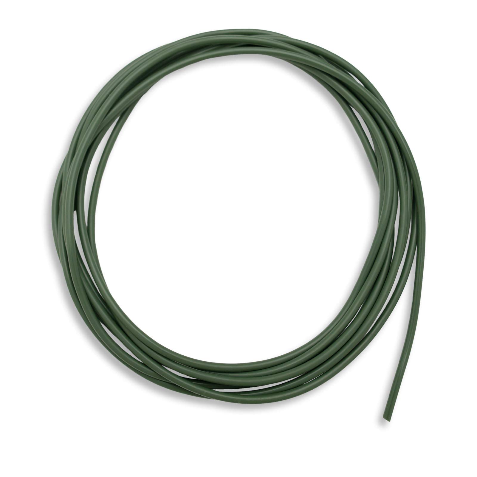 Bank Tackle PVC Rig Tubing Anti Tangle Quick Sinking Carp Fishing Rigs Terminal Tackle (Green, 10 Meters)