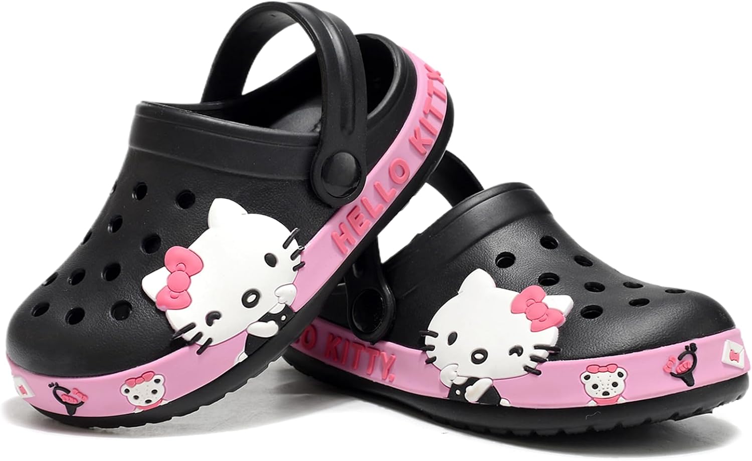 Boys & Girlsclogs-Style Sandals Cartoon Slippers Children's Beach and Water Shoes with Adjustable Straps - Image 7