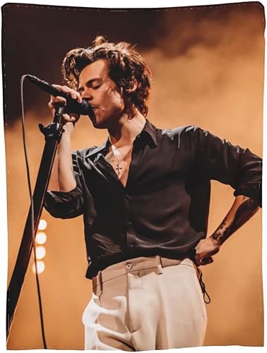 Manta de franela ultra suave estilo de forro polar manta de cama para sofá sofá cantante regalos para fanáticos de la cantante decoración de cama