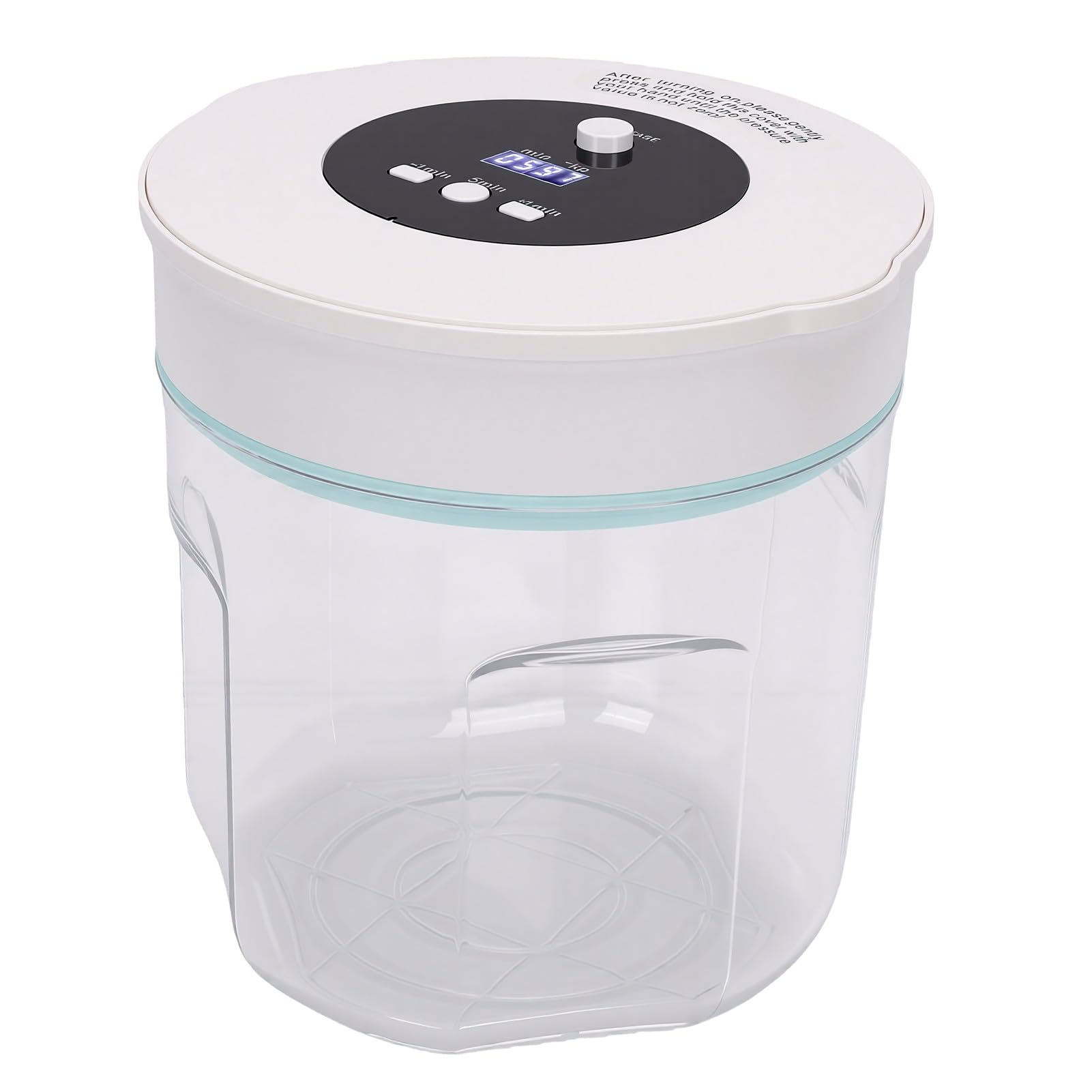 FTVOGUE Removedor de Burbujas de Resina Cámara de Vacío 3L con Presión y Temporizador | Capacidad de 3 litros, vacío de -95 kPa con retención de presión, temporizador ajustable de 3 a 20 minutos, botón de