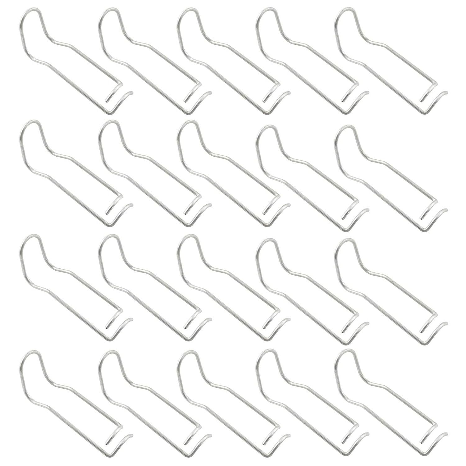 Aiffort 20Pcs Plant Cages Connector Vegetable Trellis Wire Clip Plant Cages Support Clamp for Build Home Garden Greenhouse Plants Climbing Pipe Support Fixing Tool(25mm )