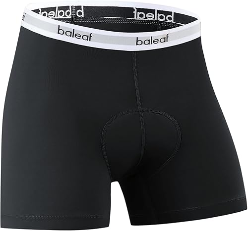 BALEAF Ropa interior de ciclismo para hombre con acolchado 4D pantalones cortos de ciclismo de montaña pantalones cortos acolchados para ciclismo