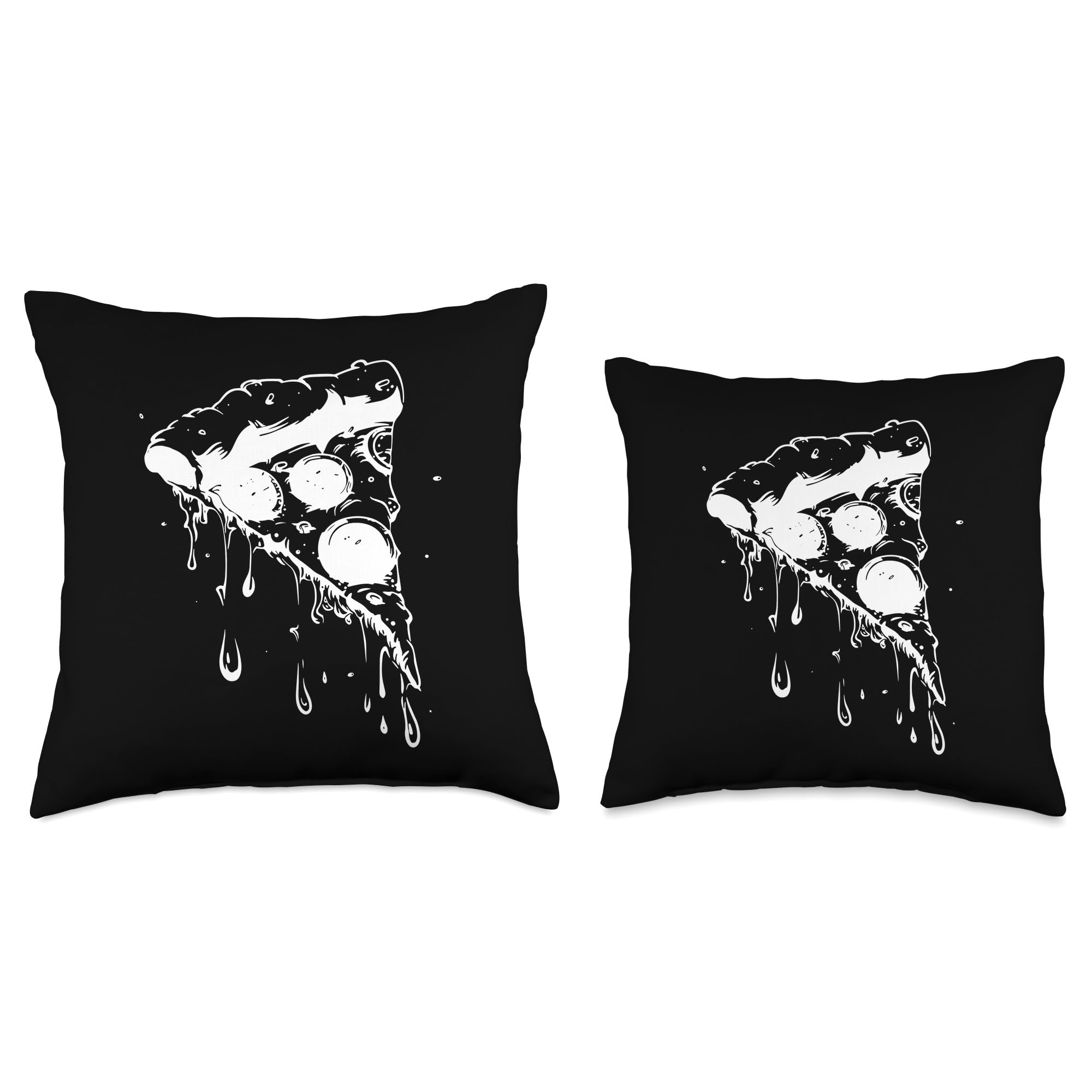 Amazon.com: Pizza Slice Sketch Throw Pillow : Home & Kitchen