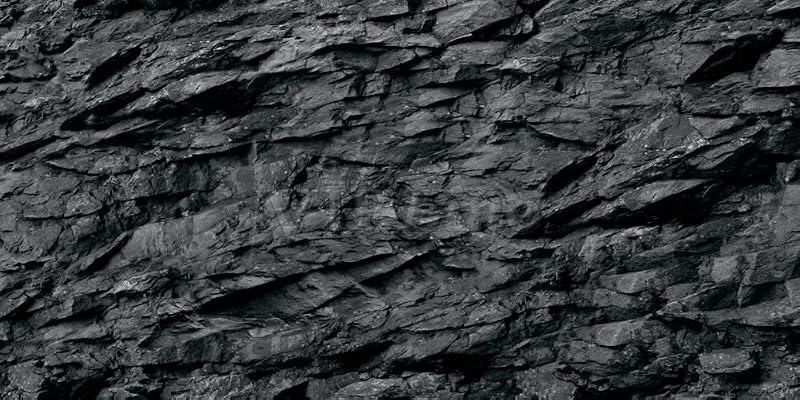 Fundo para Aquário com Textura de Pedra Preta em Efeito 3D, Autoadesivo, PVC Generic VIP. LINE 152 x 76 cm