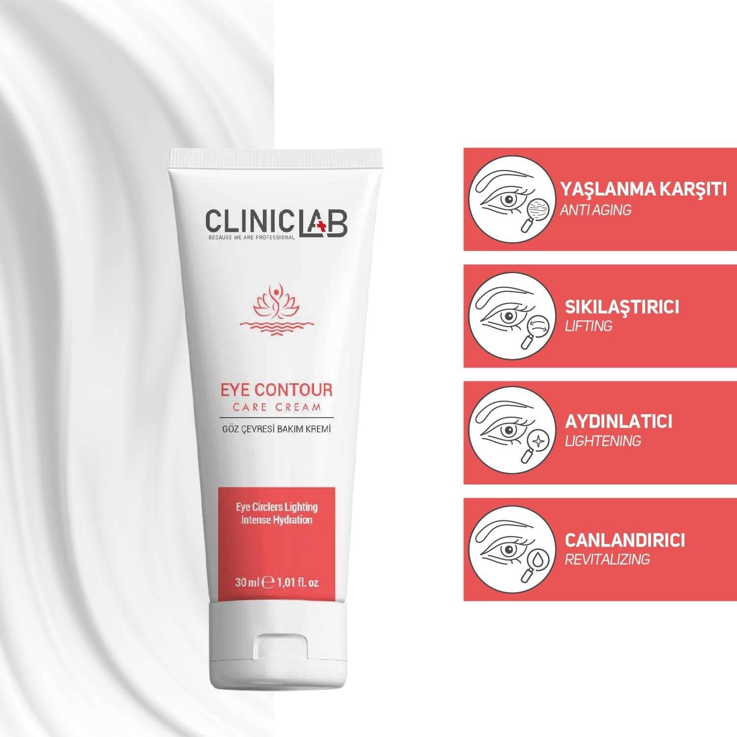 ClinicLab Göz Çevresi için Yaşlanma Karşıtı Göz Kremi 30 ml