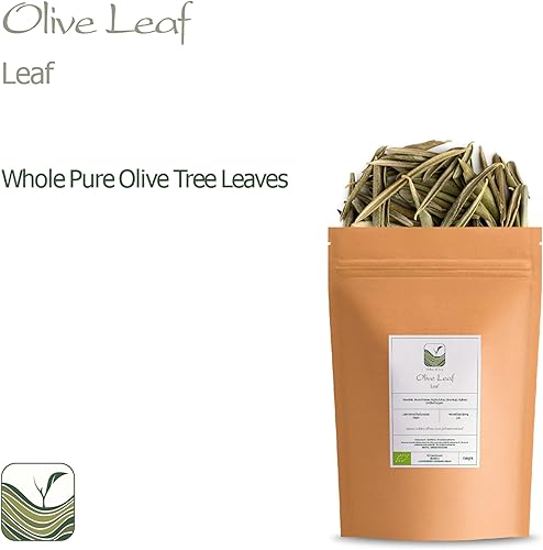 Miniatura 4 de Té de hoja de olivo Hojas orgánicas - Hojas de oliva secas - Té de hoja de oliva orgánico Hoja de té de oliva Vidas de oliva Té de oliva Vida de