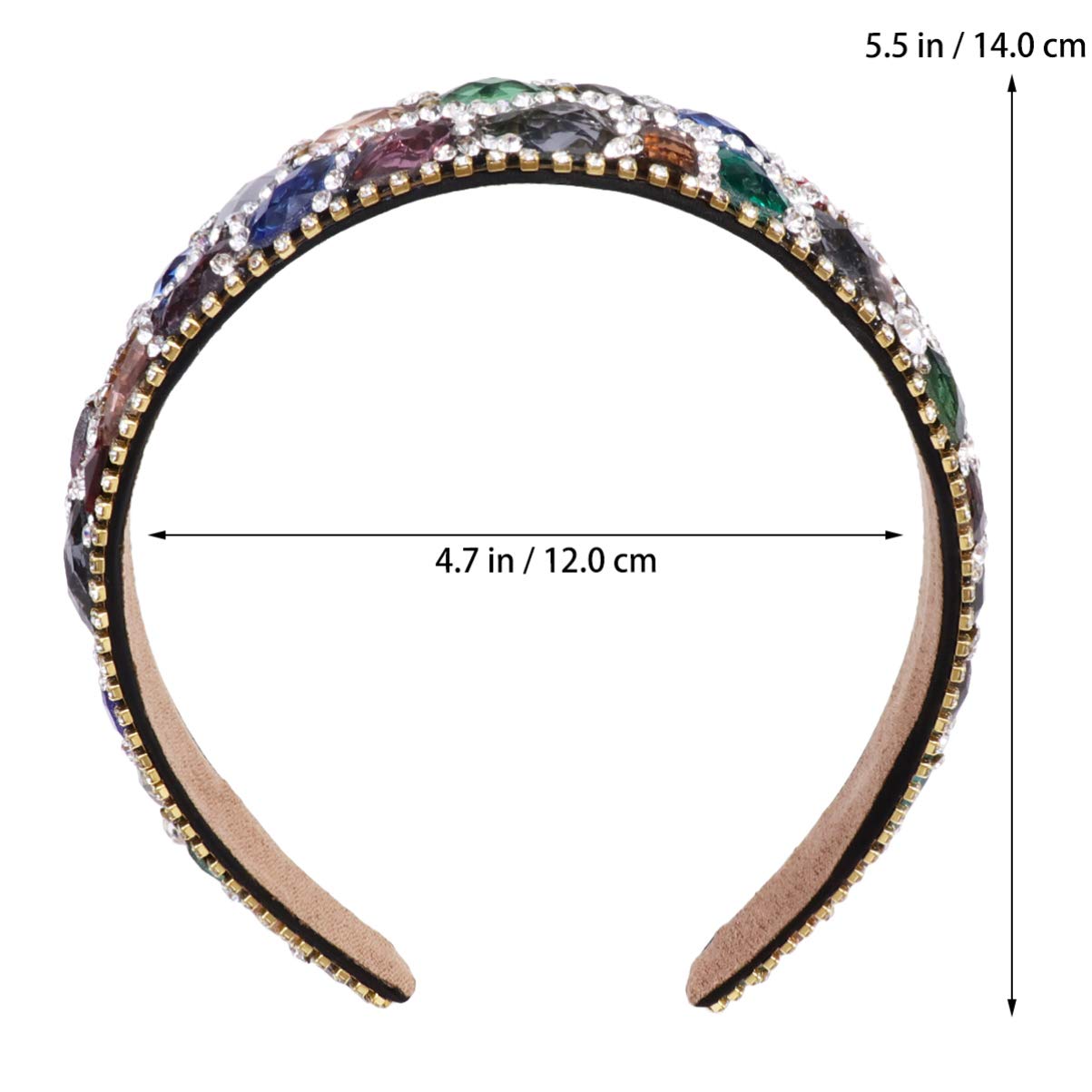 minkissy Haarreifen Damen Haarschmuck Funktionskopfschmuck Bunten Farben Für Frauen Und Mädchen Für Besondere Anlässe Fotorequisiten
