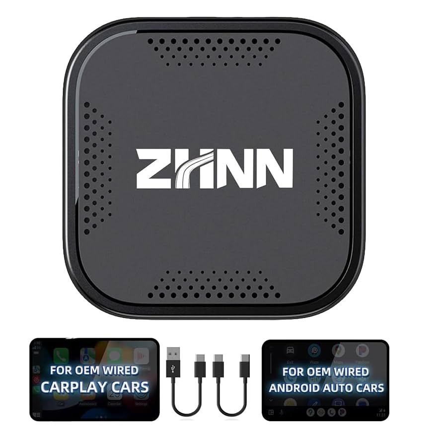 ZHNN Android 13 Wireless CarPlay AI Box, 8GB+128GB Wireless
