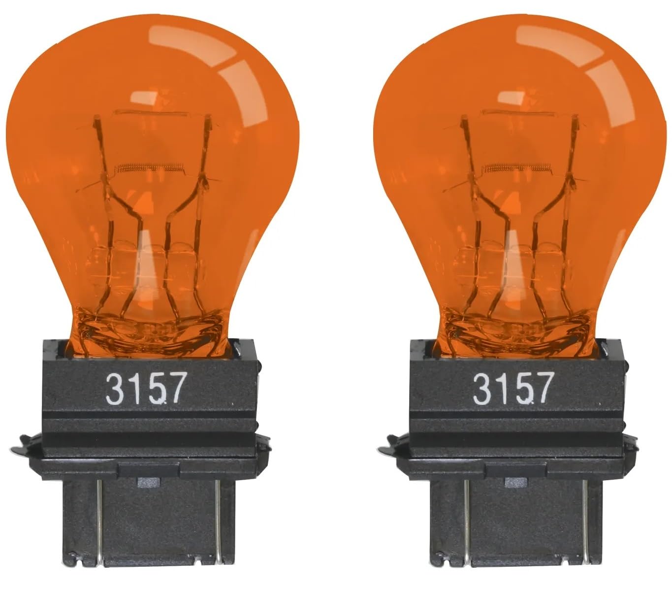 cyclingcolors 2 żarówki 3157 12 V P27/7W W2,5x16q 32/3CP S25q pomarańczowy podwójny filament amerykański i azjatycki samochód