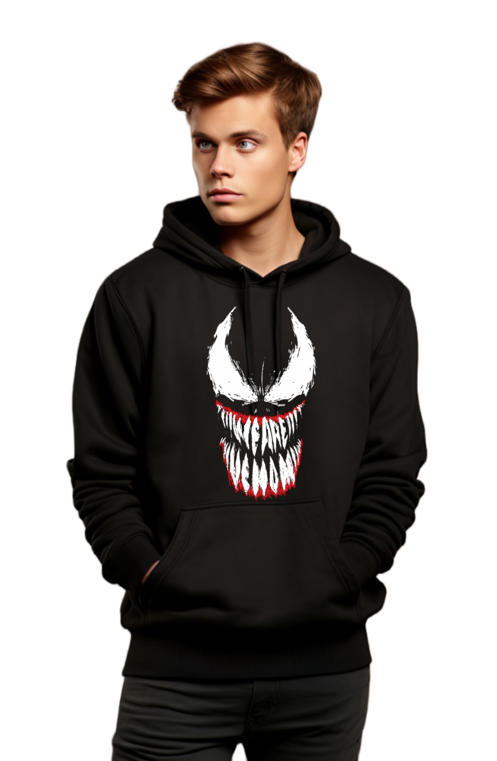 be crazy Glow in Dark Avengers/Printed Black Hoodie/Graphic Printed Hoodie/Hoodie for Men & Women/Warm Hoodie/Unisex Hoodie-picture-20