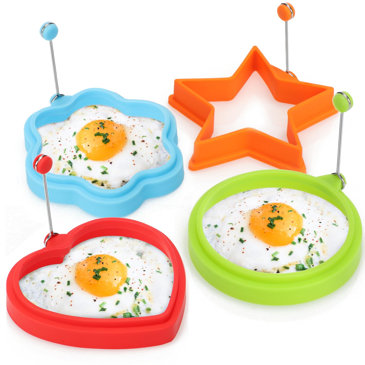 Pannenkoekenpannen Voor Kinderen, Mini Pannenkoeken Maker Anti-aanbak Pannenkoek Bakplaat 7 Gat Smiley Face Pannenkoekvorm Voor Ontbijt, 10 Inch