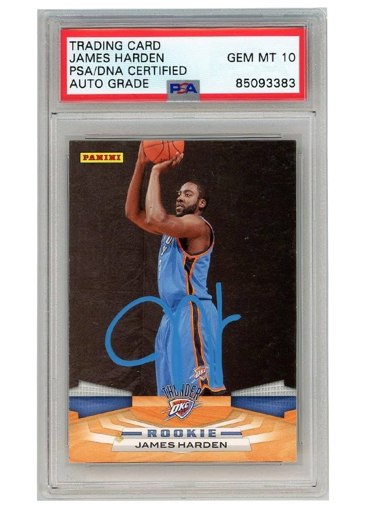 Amazon.com: James Harden 2009-10 Panini Autograph Rookie Card #353 Amazon.com: James Harden 2009-10 Panini Autograph Rookie Card #353