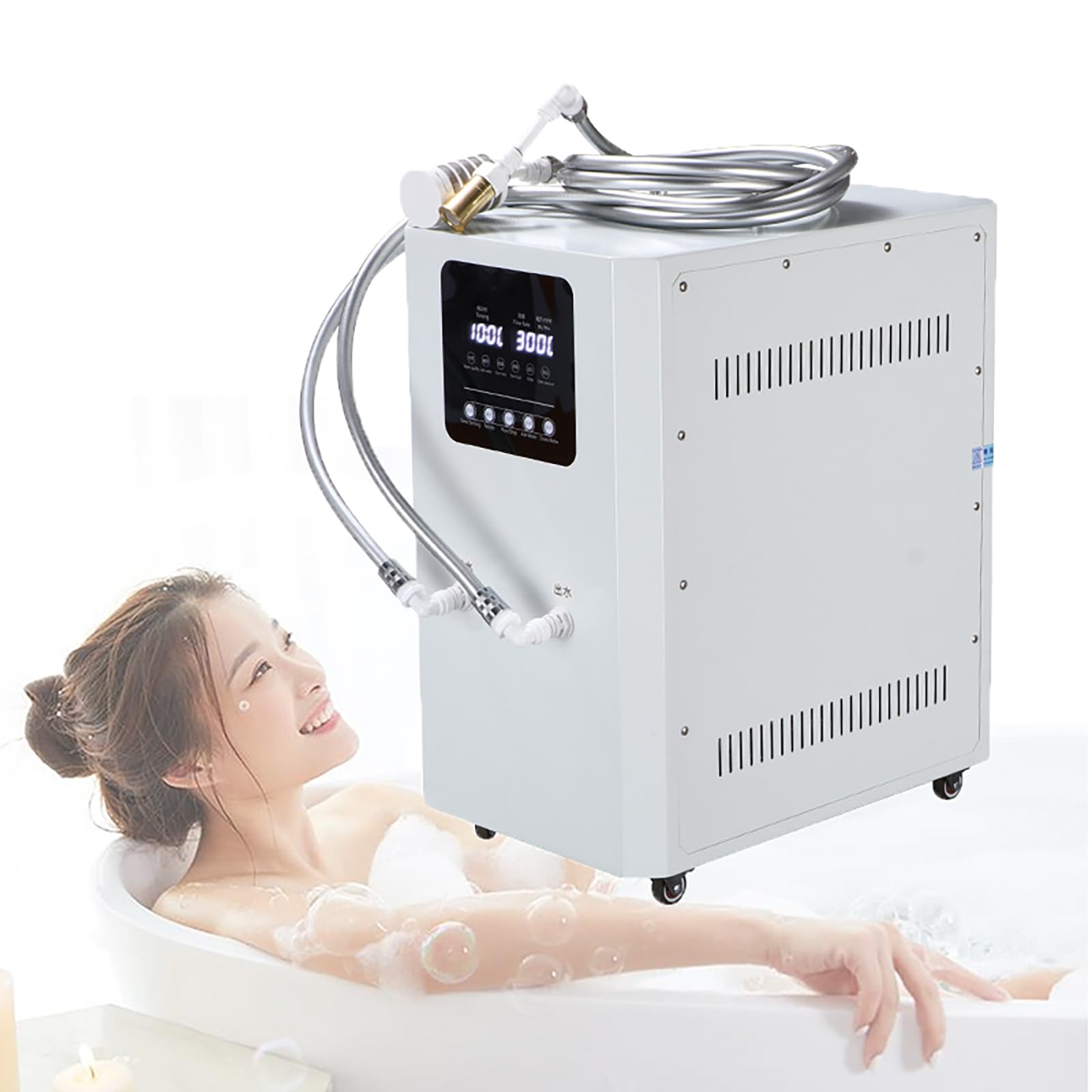 Nano Hydrogen Bath Machine, Portable Hydrogen Water Generator with Nano Bubble Technology, 3.5L/min, for Shower, Bath, Home, spa