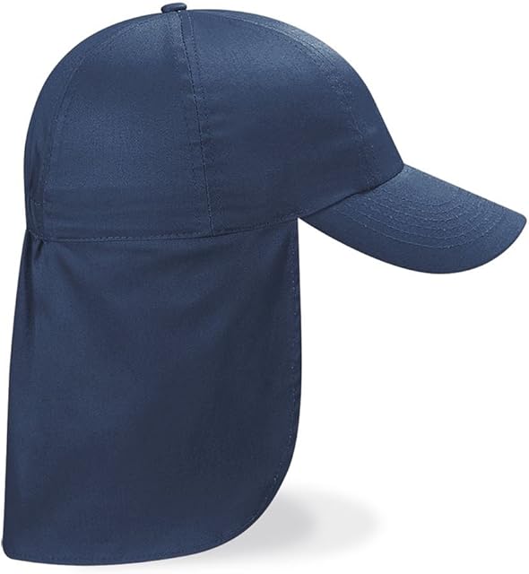 CHILDRENS LEGIONNAIRE HAT CAP 100% COTTON - 9 COLOURS (RED)