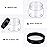 12 Pack 7 oz Plastic Container Jars with Lids Round Clear Travel Cosmetic Container Jars for Toiletries, Lotion, Cream, Ointments, Makeup, Rhinestone, Samples, Kitchen Storage (Black)