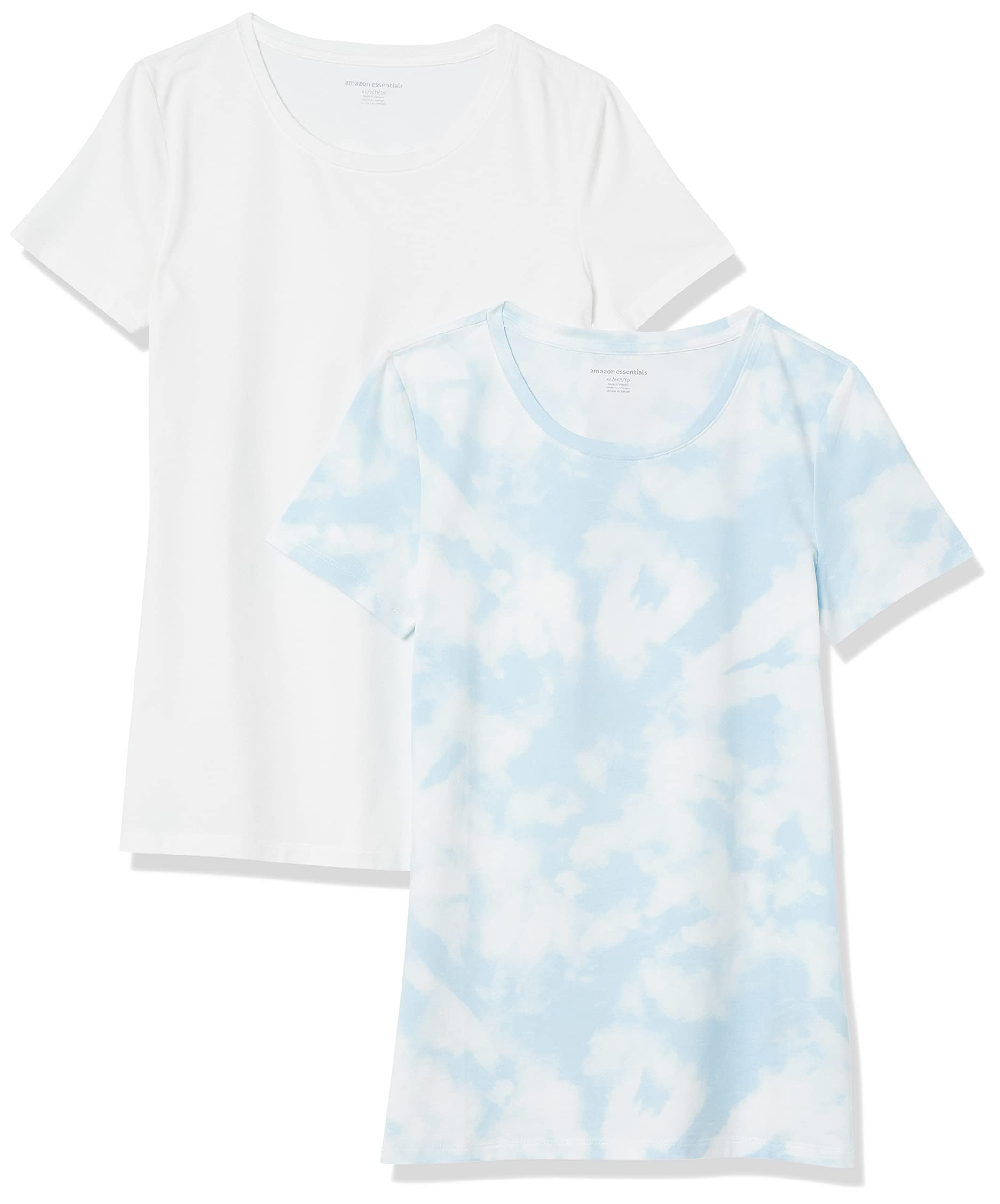 Amazon Essentials Women's Regular-Fit Short-Sleeve T-Shirt (Crewneck and V-Neck Options), Multipacks — view 43