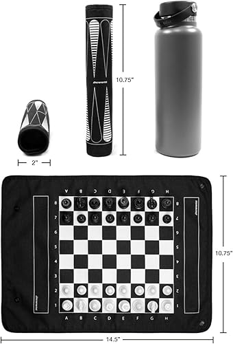 Miniatura 3 de MagBoard by Incremental - Juegos magnéticos de viaje 3 en 1 ajedrez, damas, backgammon