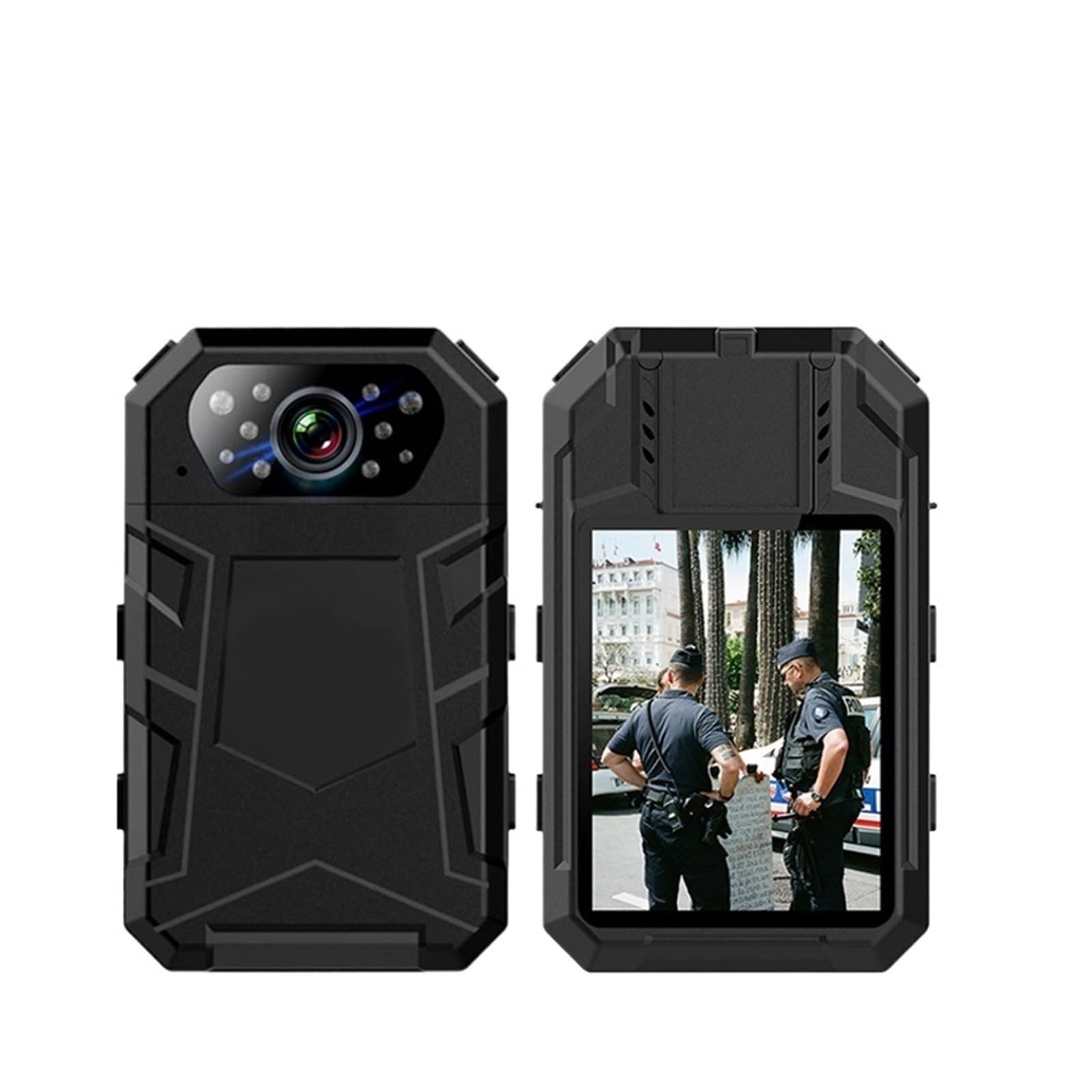 Kamera ciała, Kamera przeciwwybuchowa 2160P przenośna mini kamera korpusowa 4K HD noktowizor na podczerwień policyjna 16G-512GB Mini(4K＋WIFI＋GPS)