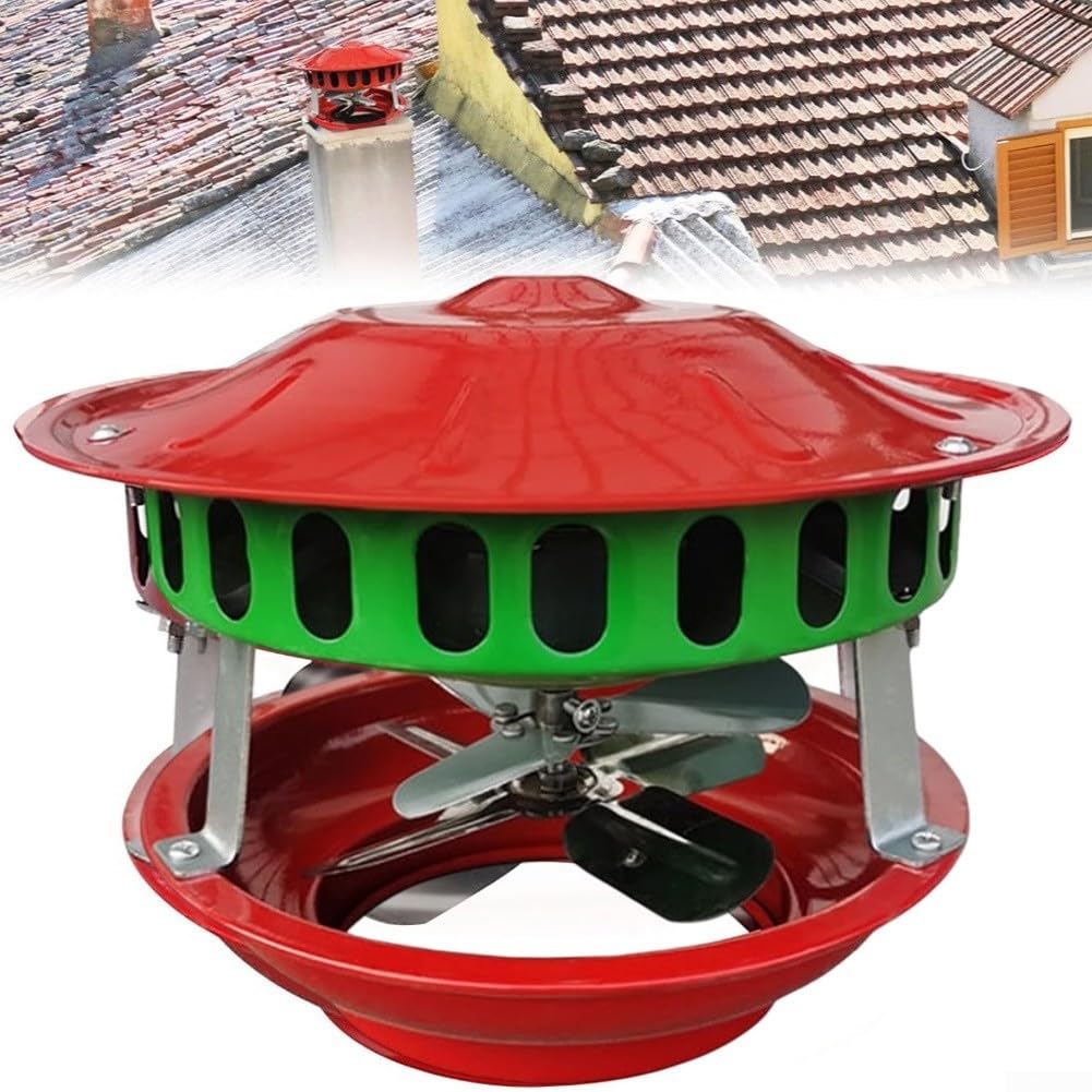 GLOBALHUT Ventilatore per Camino 100W Estrazione Silenzioso Ventilatore