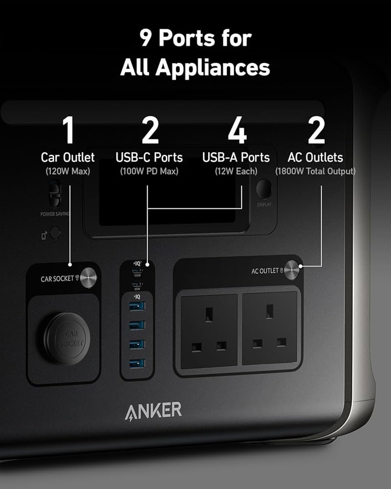 発電機・ポータブル電源 Anker Solix F1500 Portable Power Station A1772_listing_product_1200x120