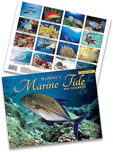 Calendario Comercio 2024 de 16 meses Noviembre de 2023 - Febrero de 2025 Marea Marina Hawaii