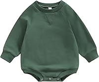 Vista 1 de Sudadera de gran tamaño para bebé, niña, niño, suéter de manga larga, con burbujas