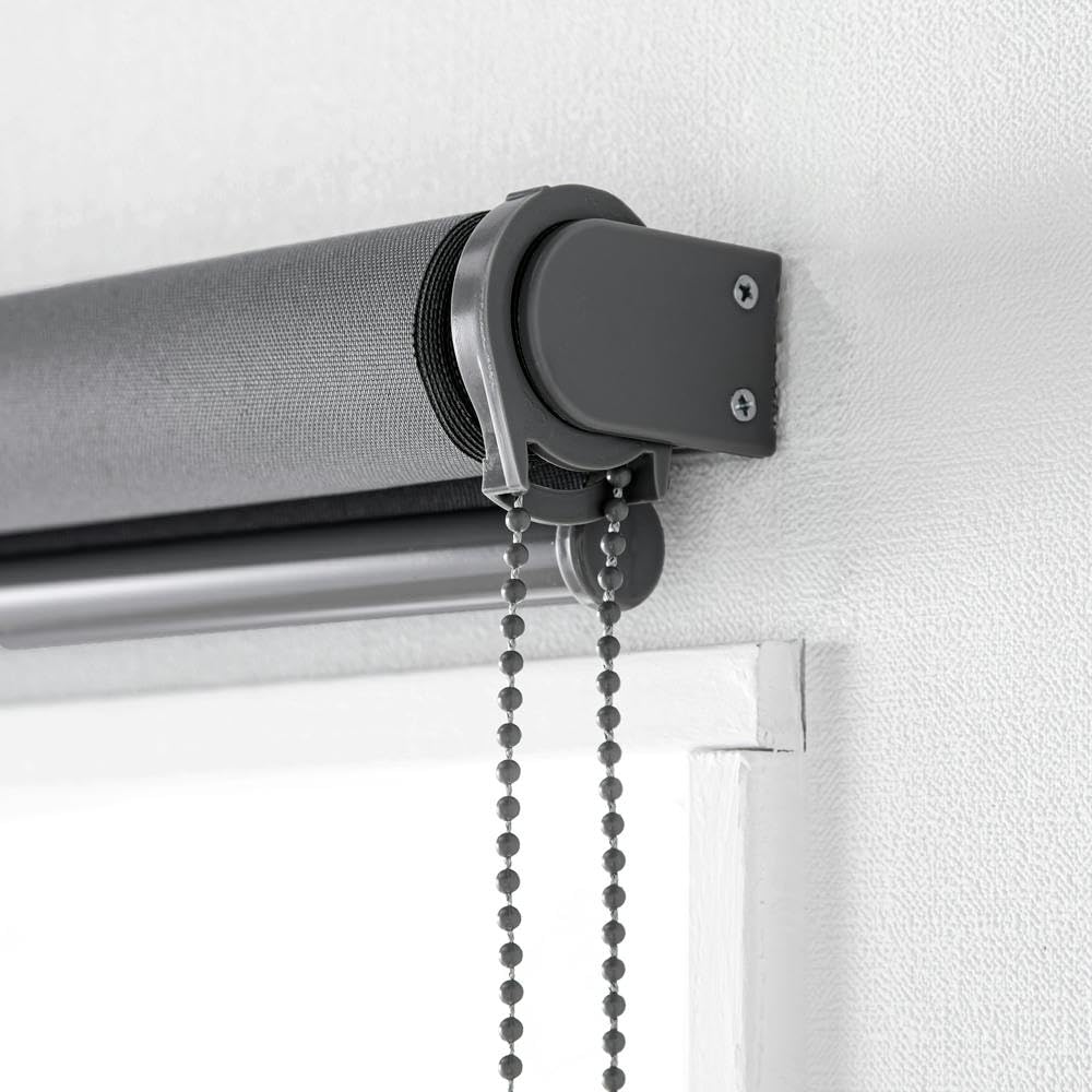 Amazon｜カインズ(CAINZ) チェーン式ロールスクリーン グレー 横90cm