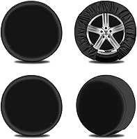 Vista 1 de OutdoorLines Juego de 4 fundas impermeables para neumáticos de repuesto, a prueba de rayos UV, resistentes al viento, para RV, Jeep, remolques