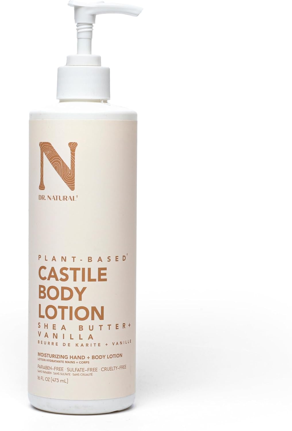 Dr. Natural Castile Body Lotion – Non-Greasy Shea Butter Body Cream – Gentle and Soothing Lotion for Women and Men – Shea Butter and Vanilla – 473 ml Dr. Natural Castile Body Lotion – Non-Greasy Shea Butter Body Cream – Gentle and Soothing Lotion for Women and Men – Shea Butter and Vanilla – 473 ml