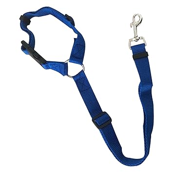 CALANDIS Dog Seat Belt Leash Car Harness Pet Seatbelt Strap Deep Blue