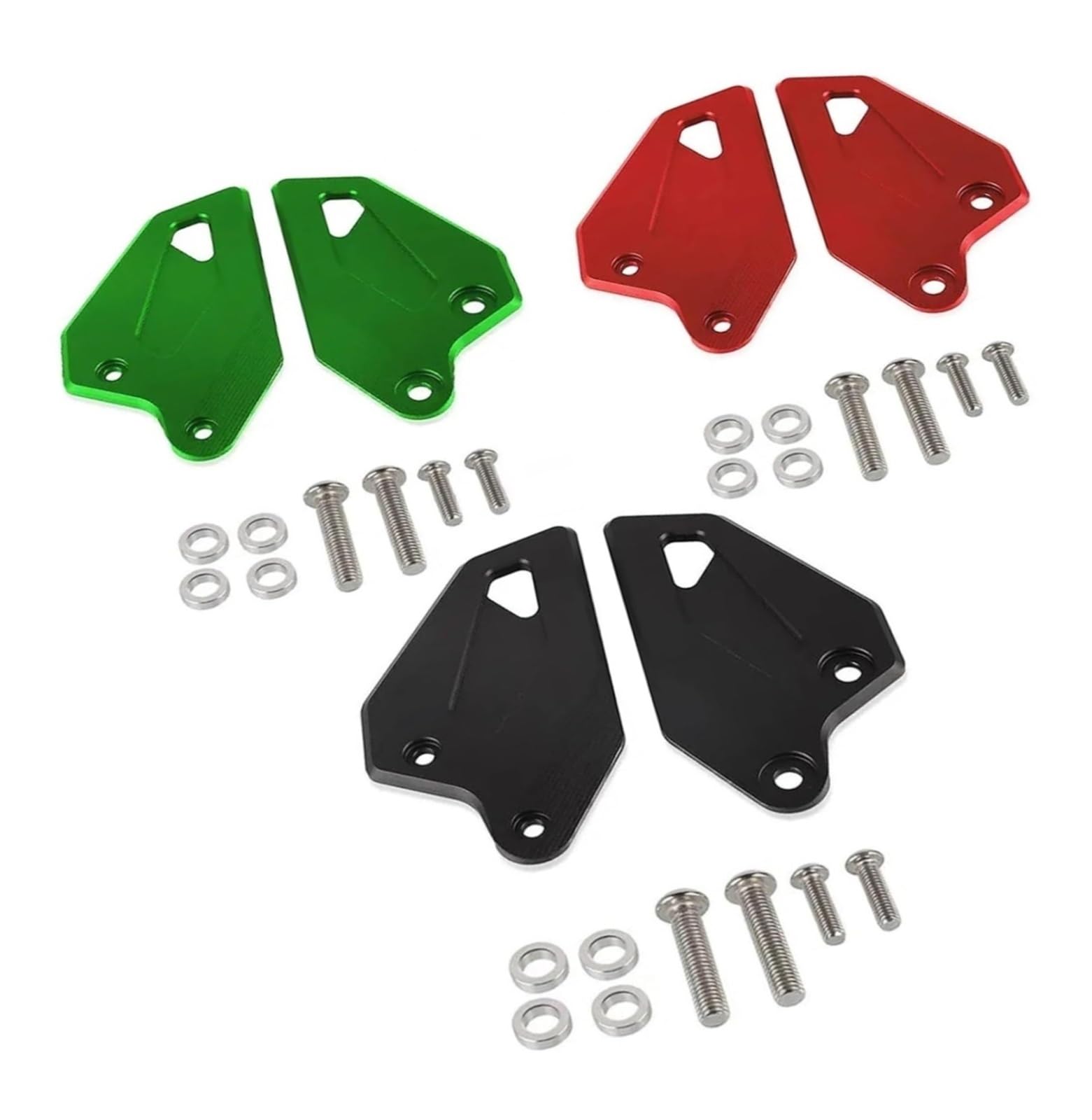 Adatto for KAWASAKI for Z900RS Z900 SE Z 900 RS for Cafe Motorcycle Piastra di protezione del tallone posteriore Poggiapiedi Pedale poggiapiedi 2017-2023(Red)