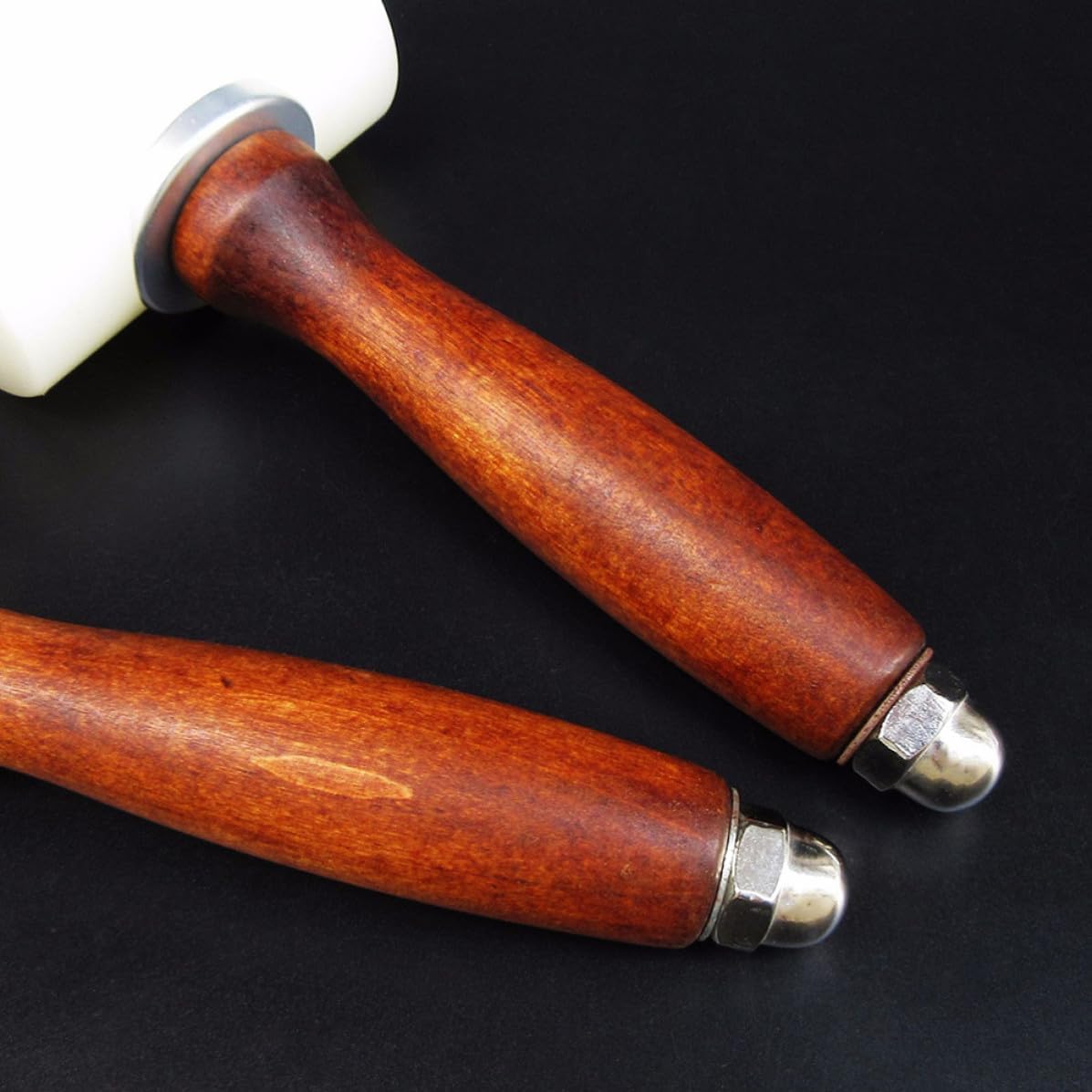 Nylon Carving Hammer DIY with Wooden Handle T Shaped for Leathercraft