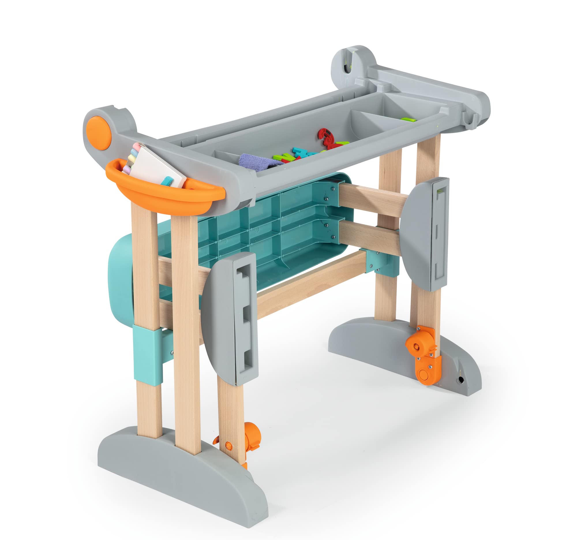 Smoby - Banco Scuola Modulo Space, 7600420301, + 3 Anni, in Legno, Pieghevole