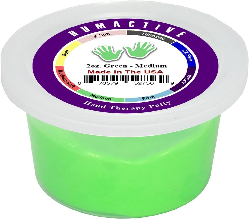Hand Therapy Putty - Physcial, Occupational Therapy, and Strength Training - 2 oz, 5-Pack