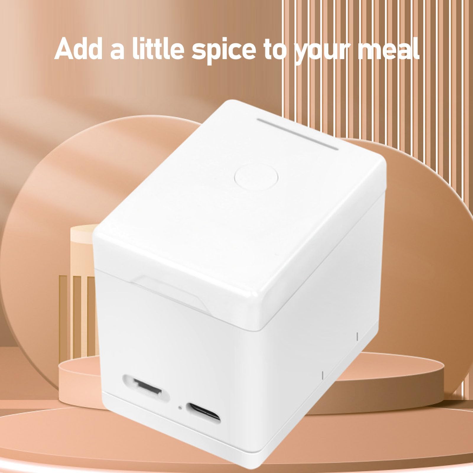 Generic Penna per Stampa Alimentare Portatile, Mini Stampante Portatile per caffè, Stampante per Disegni Personalizzati per Torte, Bevande e Biscotti con Supporto APP WiFi