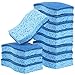 Éponge en Cellulose de Cuisine Anti-Rayures écologique, éponge écologique pour Lave-Vaisselle Double Face pour la Cuisine, Paquet de 12 (Bleu)