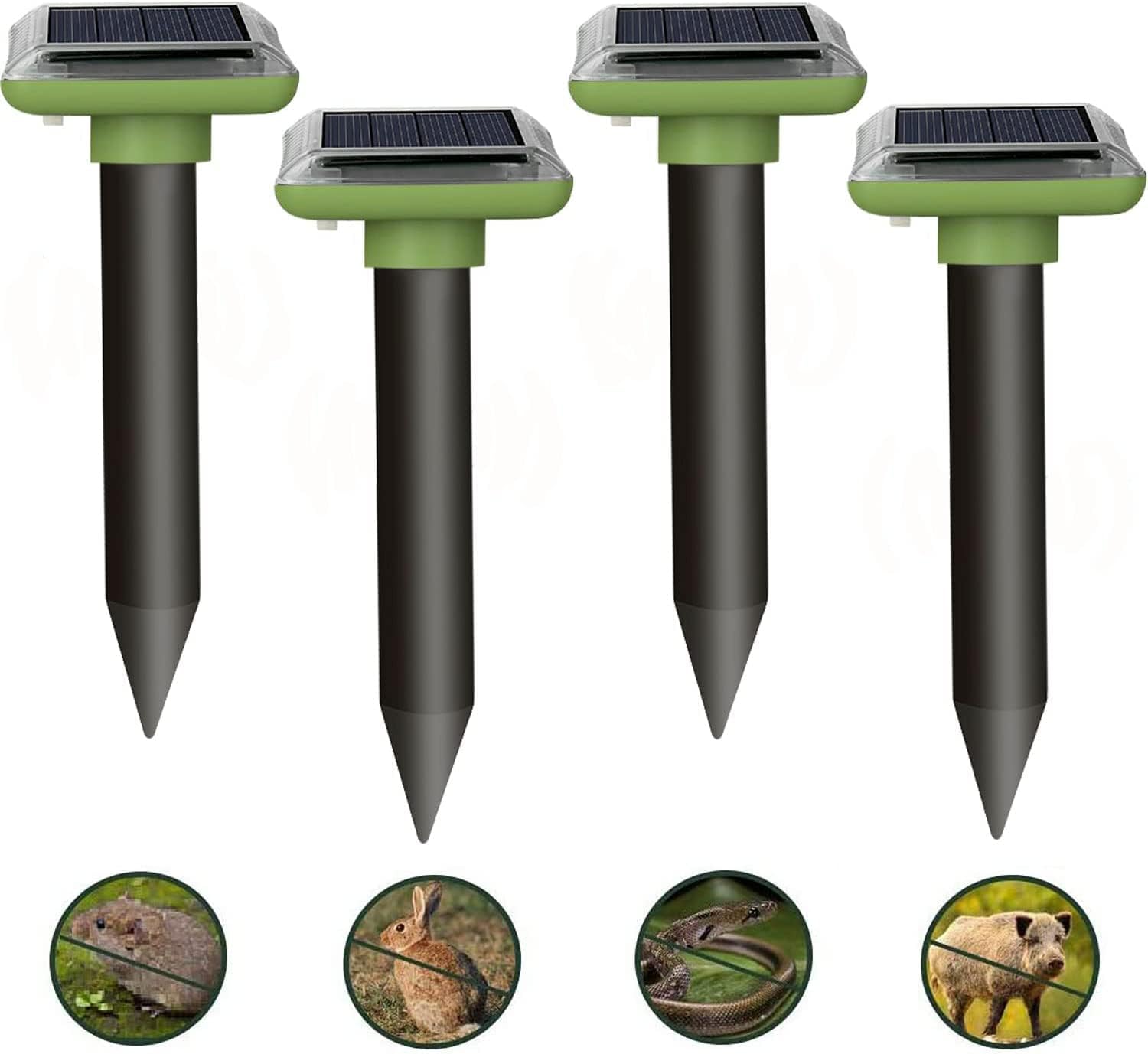 Maulwurf Vertreiben Solar Maulwurf Vertreiber 6 Stück, Ultraschall Maulwurfschreck, IP65 Wühlmausschreck Solar - Foto 12