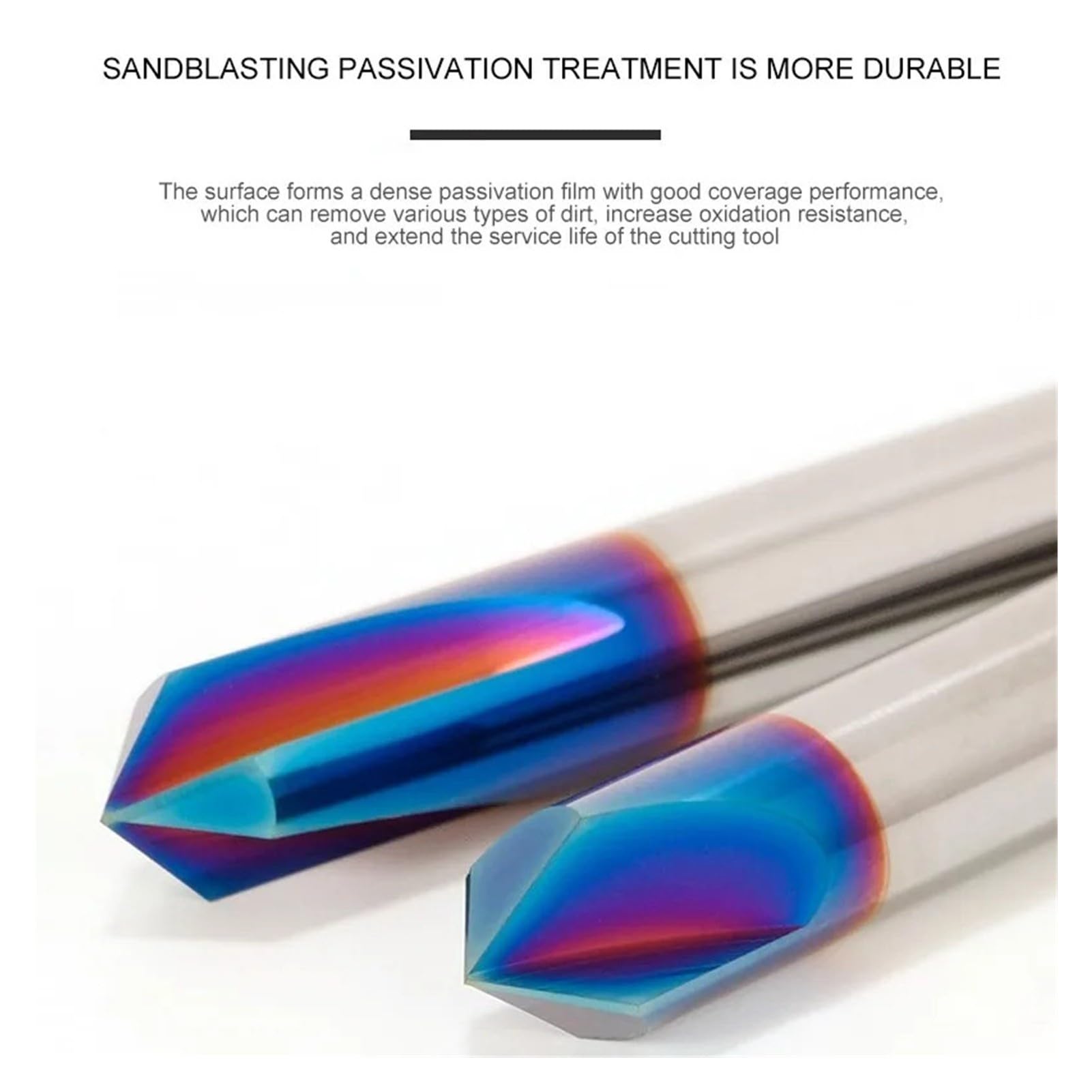 Carburo de tungsteno tres ranuras HRC65 60/90/120
