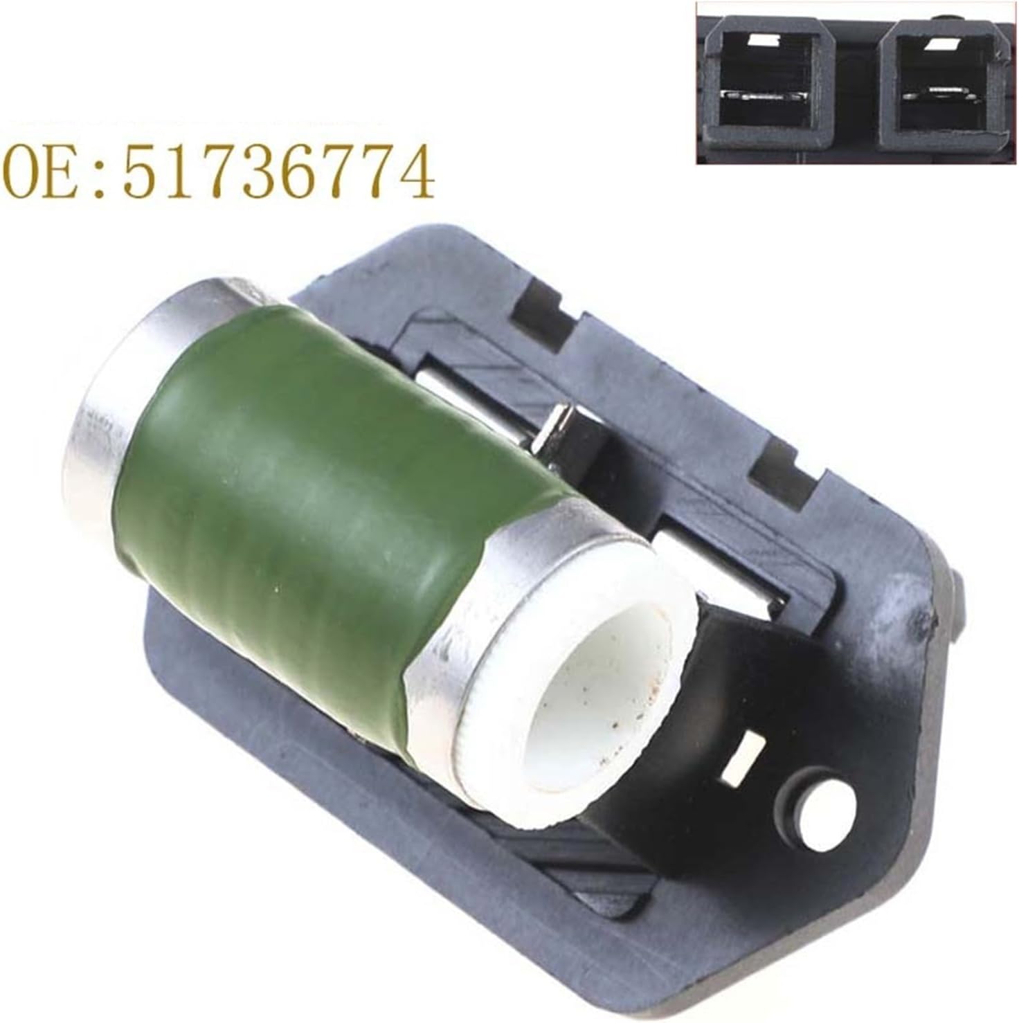 HVAC Blower Motor Resistor 51736774 Radiator Heater Fan Motor Resistor Car 46533716 60811737 60812180 Fit For Fiat Alfa Romeo Bravo Coupe Punto Stilo Easy Installation
