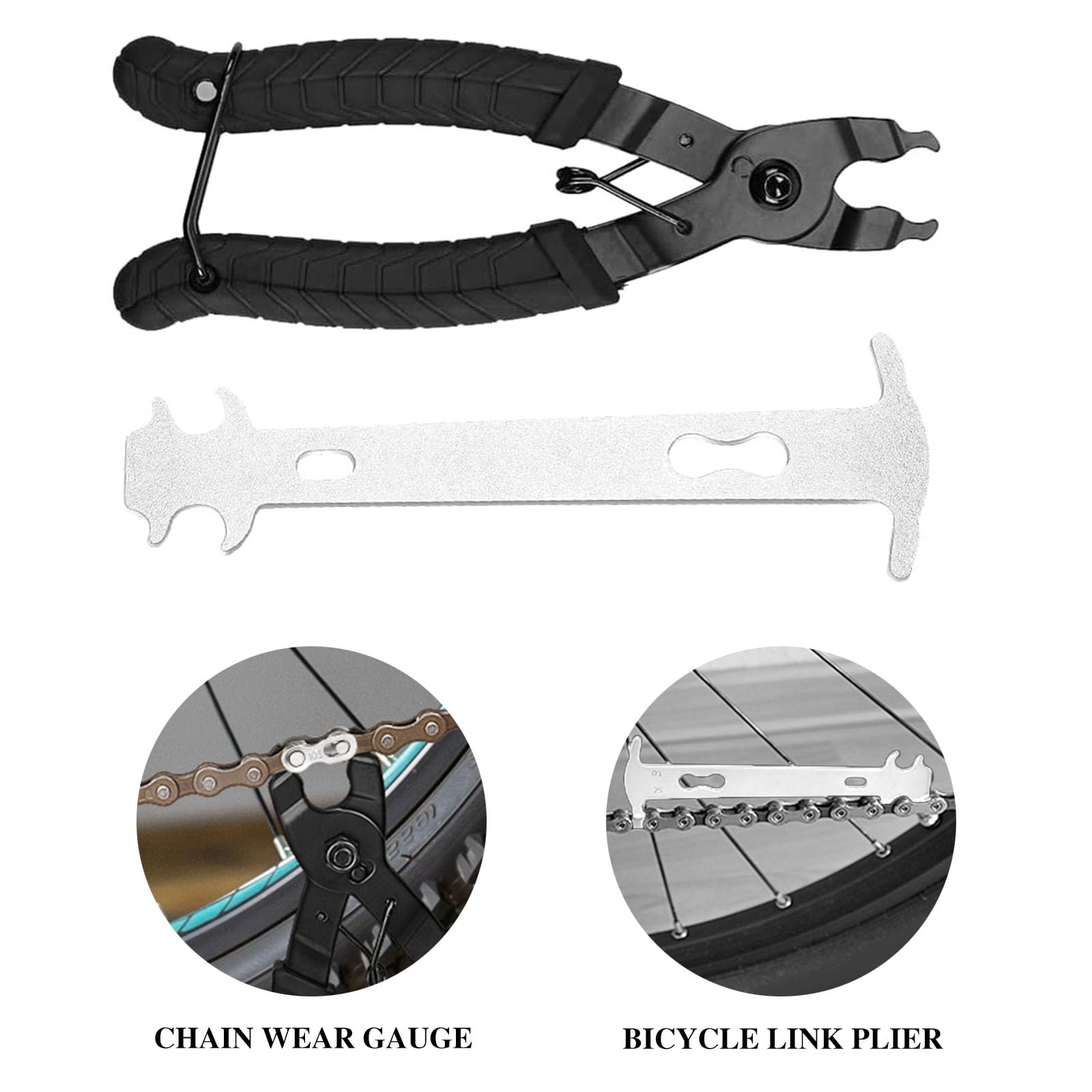 Strumento Per Spezzare La Catena, Strumenti Per Rivettare Il Passo 420-530 Splitter Per Catena in Metallo Strumento Per Rimuovere Le Maglie Nere Per Moto ATV